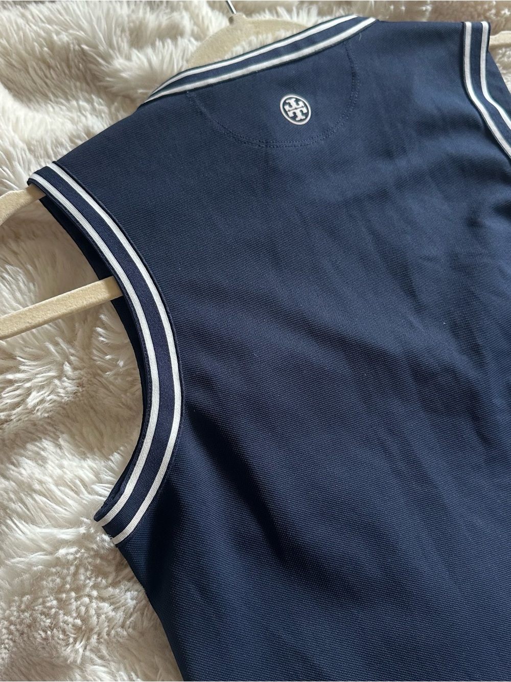 Tory Burch Sleeveless Tank Top Navy Size XS - Picture 11 of 13